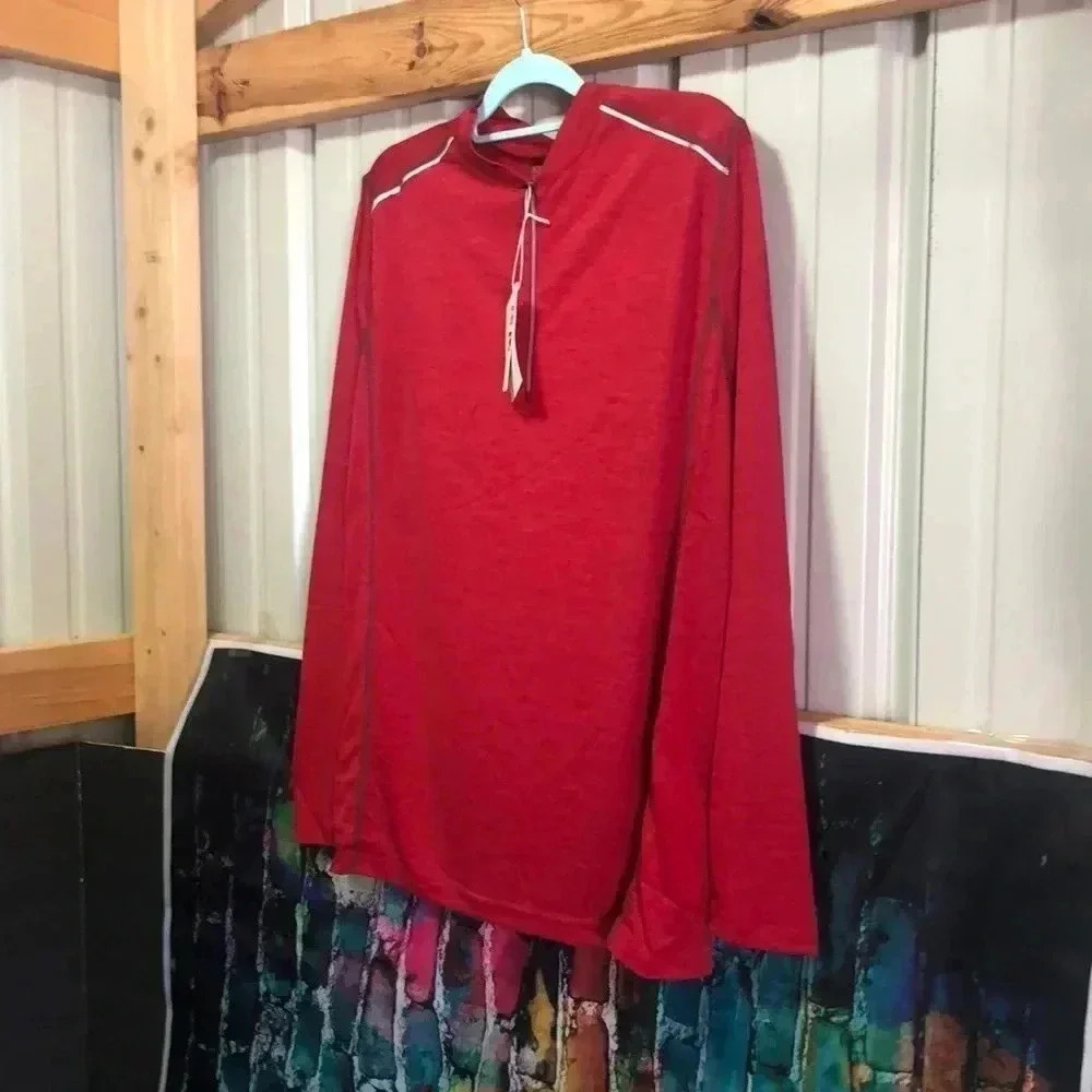 Core 365 activewear plus size ladies 2XL classic red heather